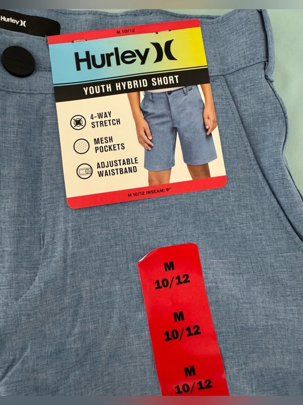 Hurley Youth Hybrid Blue Shorts